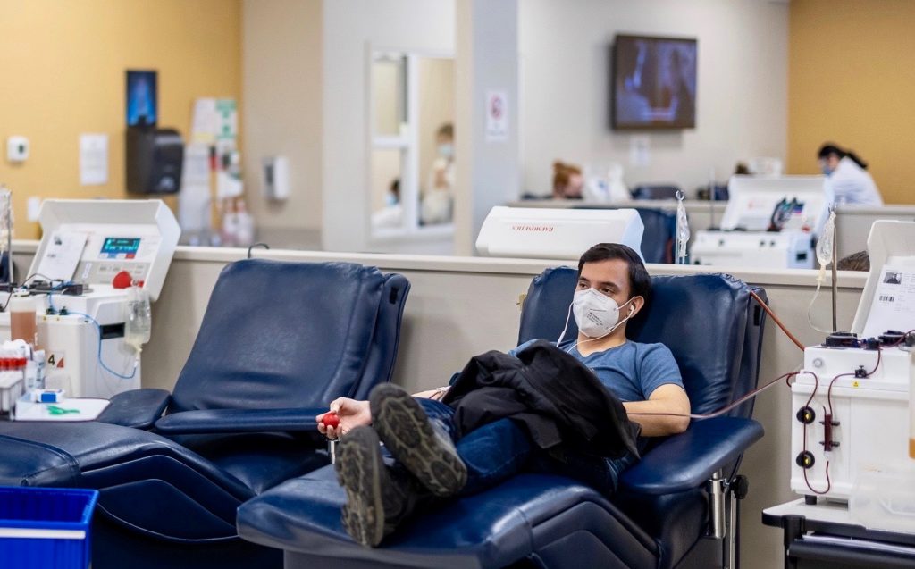 donating blood plasma